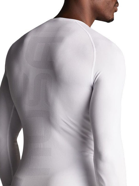 Musai Men's Thermal Long-Sleeved Shirt White