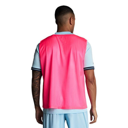 Musai Funzo Unisex Trainingslätzchen Weste Fluoreszierendes Rosa Atmungsaktives Recyceltes Mesh