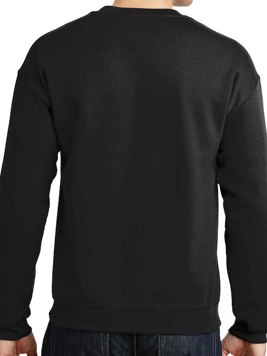 Crewneck Spider-Man Dynamic Web-Design Pose Pop Culture Black Printed Blouse