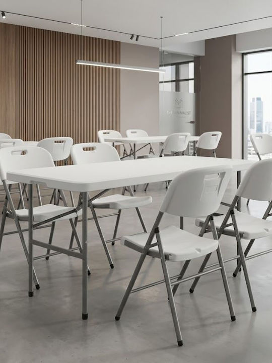Catering Metallic Capri White 45x50x88cm