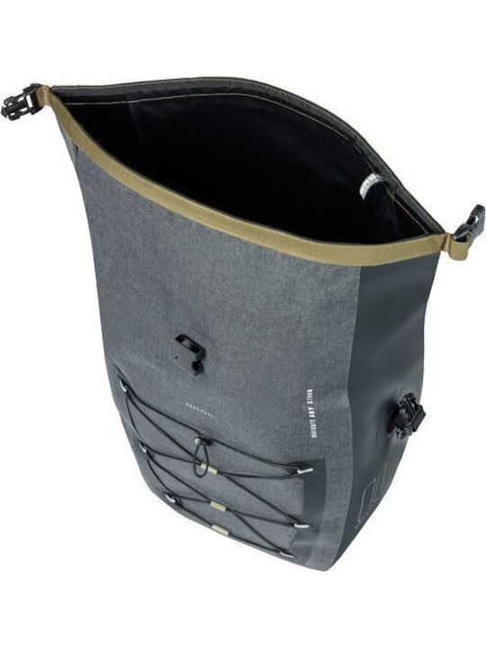 Basil Bicycle Rack Bag Gray