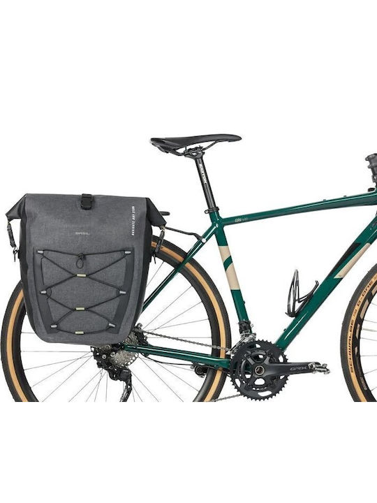 Basil Bicycle Rack Bag Gray