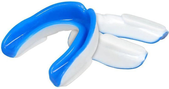 Gel Mouthguard + Box White Blue Geltech Blue