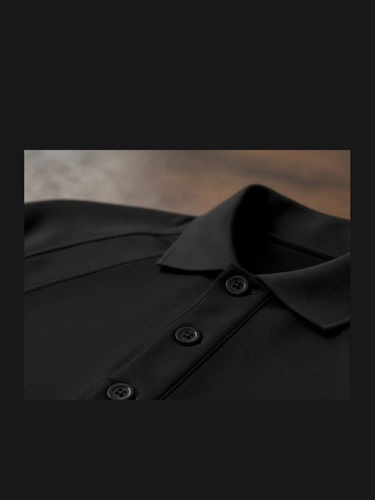 Polo Blouse Black