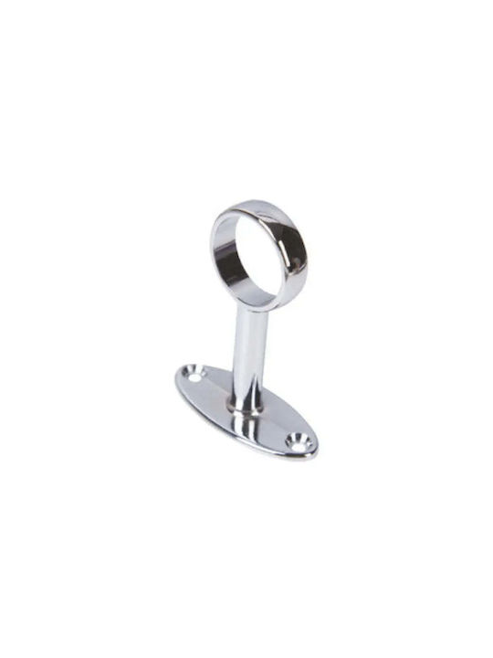 X-IT Sockel Der Vorhangschiene Wand Silber