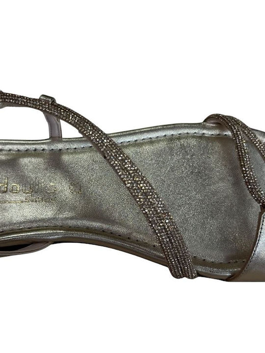 Leather Women's Anatomic Sandals Gold