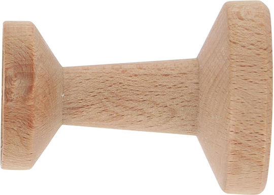 Wooden Wall Tie-Back Beige 2 Pieces