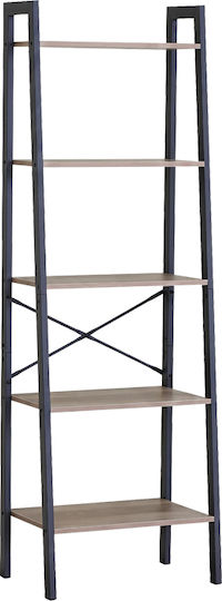 Βιβλιοθήκη Jebia Μαύρο 56x37x172.2εκ. Βιβλιοθήκη Jebia Μαύρο 56x37x172.2εκ.