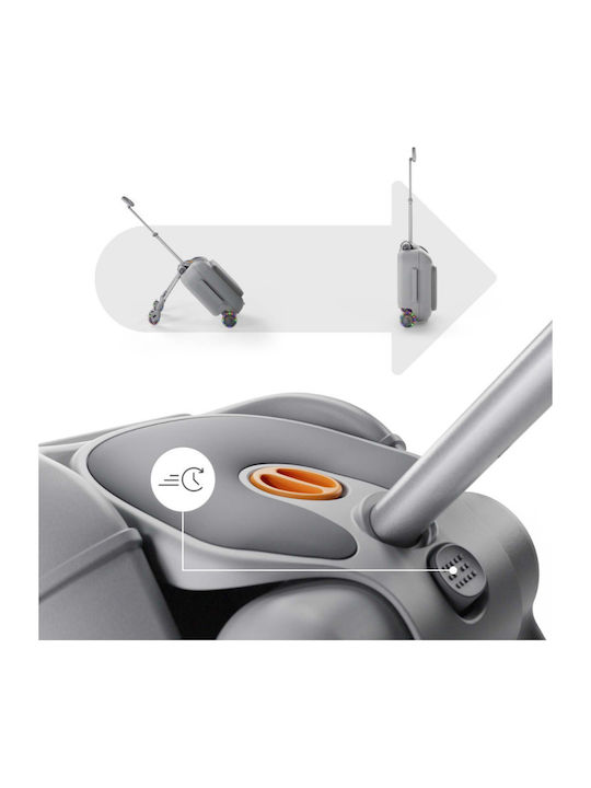 Kinderkraft Valiză de călătorie pentru copii de cabină Grey înălțime 55 cm