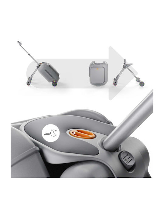 Kinderkraft Valiză de călătorie pentru copii de cabină Grey înălțime 55 cm