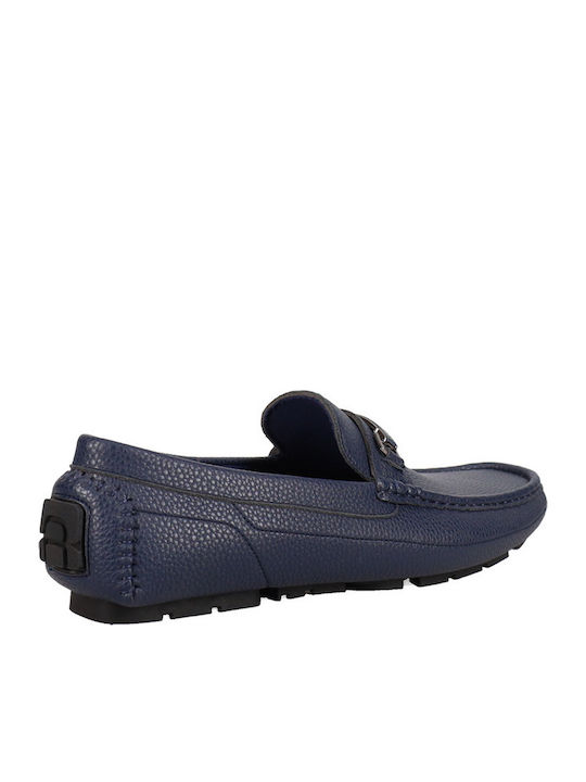 Men's Loafers In Blue Colour