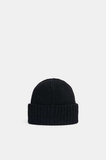 Beanie Damen Strickmütze in Schwarz Farbe