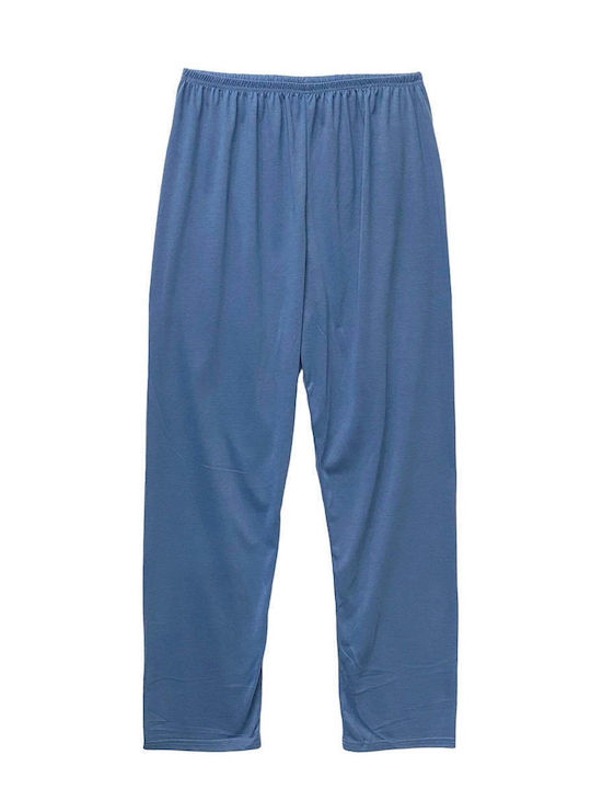 Ansin Sommer Herrenpyjama Baumwollene Grau