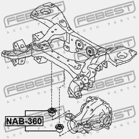 Болт Задна Греда NIssa Patrol Y62 2010.03 El 55476-1lb2a