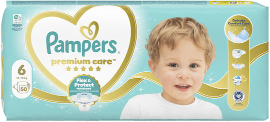 Pampers Tape Diapers Premium Care Monthly Pack No. 6 for 13-18kg 100pcs