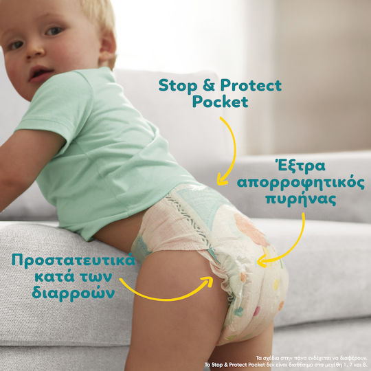 Pampers Tape Diapers Active Baby No. 6 for 13-18kg 96pcs