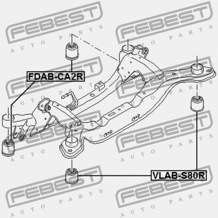 Болт Задна Рамка Ford Mondeo Ca2 2007-2014 Eu 1437191