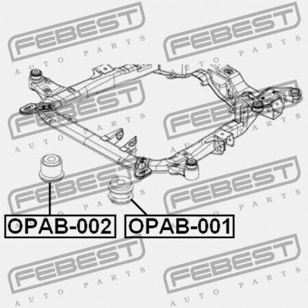 Δακτύλιος Πλαισίου Opel Astra H 2004-2010 0302067