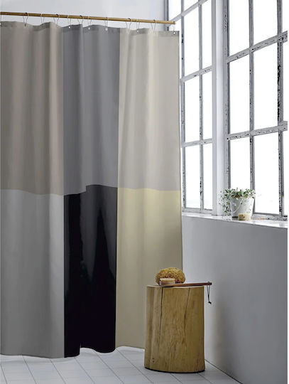 Södahl Fabric Shower Curtain 180x220cm Fusion Yellow