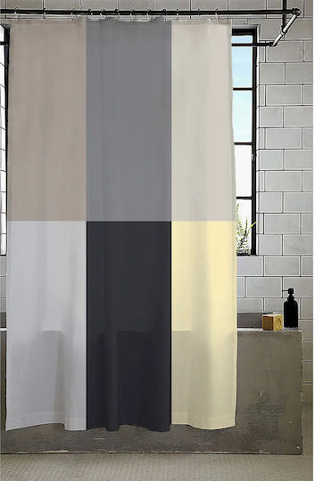 Södahl Fabric Shower Curtain 180x220cm Fusion Yellow