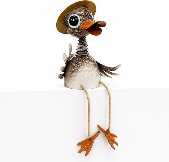 Decorative Duck Made of Metal 18x18x45.5cm