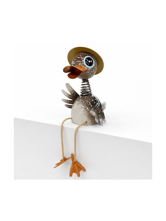 Decorative Duck Made of Metal 18x18x45.5cm