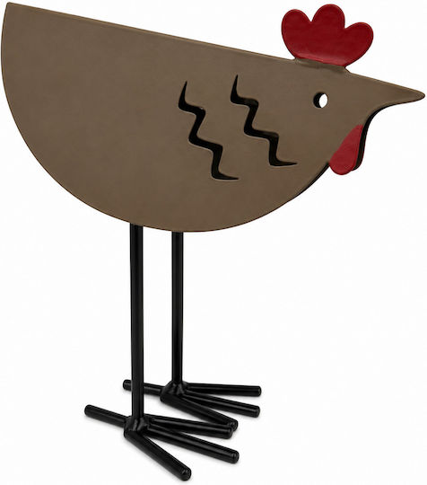 Decorative Bird Made of Metal 17.5x8x18cm