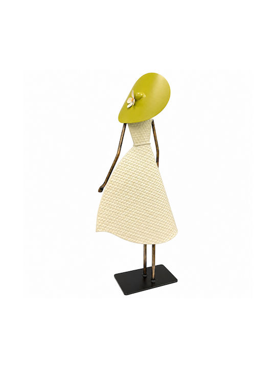 Decorative Figure Metal 16x9.5x39cm