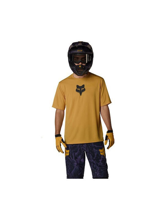 Fox Ranger Ss Jersey Männliche Kurze Ärmel Fahrradtrikot Berg Braun