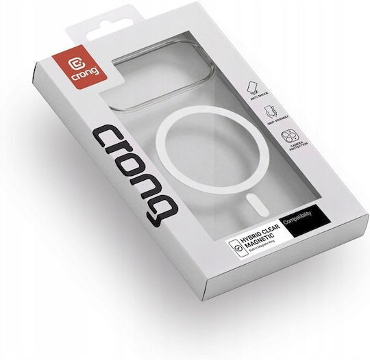 Crong Hybrid Clear Magnetic Magsafe Xiaomi 17t Case Transparent Crghcmxm17tclr