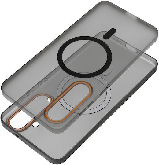 Case Honor 600 Lite Go Orange Compatible Magsafe Black
