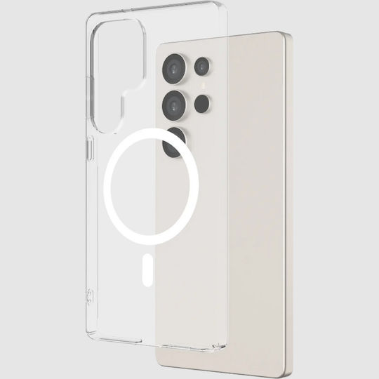 Samsung Galaxy S25 Ultra Nekit Bare Thin Case Hard Thin Transparent Magsafe 1.2mm Transparent
