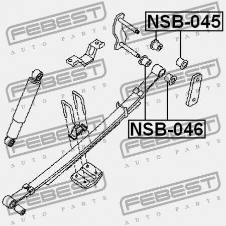 Купеца На Задна Пролет Nissan Frontier D40 2004.10 Us 55046-eb000