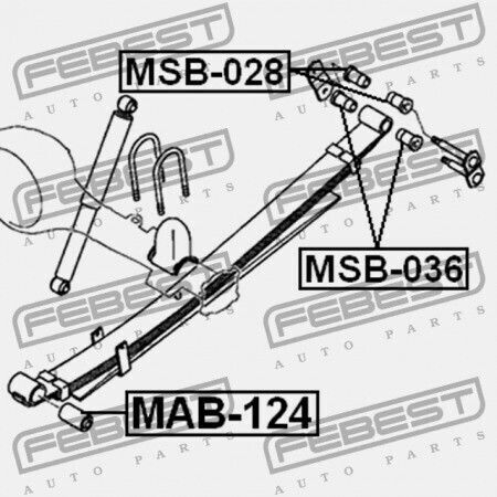 Купеца Задно На Пролетта Mitsubishi L200 K60 70 1996.01-2007.12 G Xp Mmth Mb515925