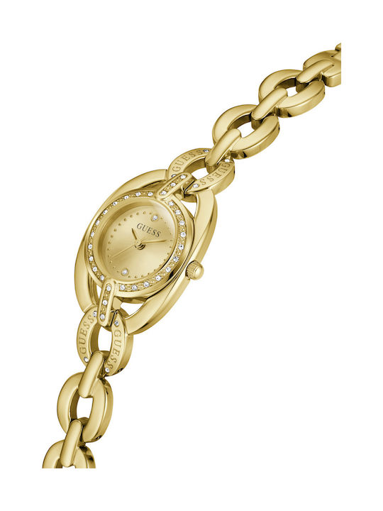 Guess Blair Womens Watch 26mm Battery With Gold Steel Bracelet