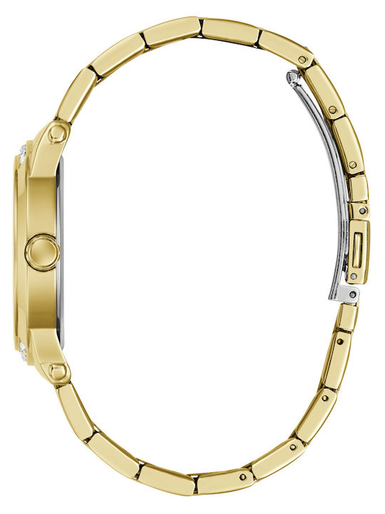 Guess Annette Womens Watch 36mm Battery Powered with Gold Metal Bracelet