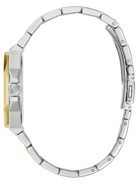 Guess Empress Battery Watch with Metal Bracelet