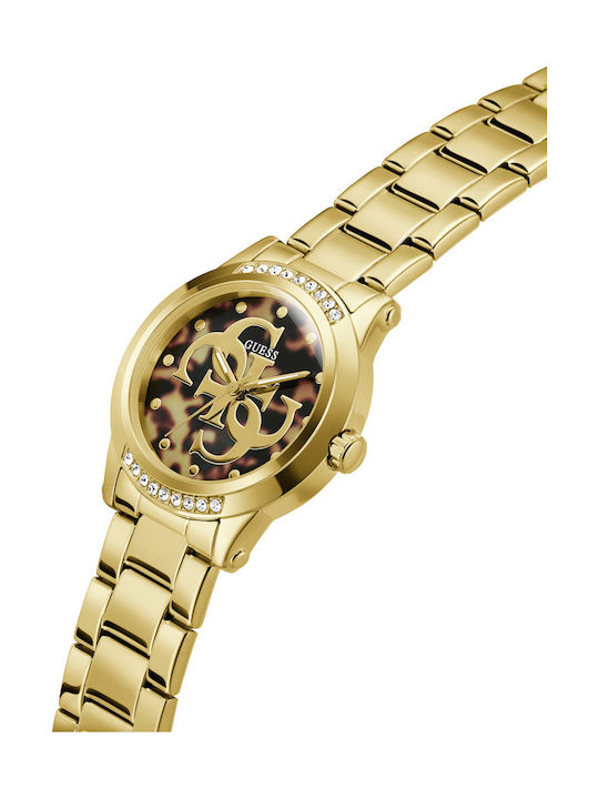 Guess Annette Дамски Часовник 36mm Кварцов с Златна Метална Верижка