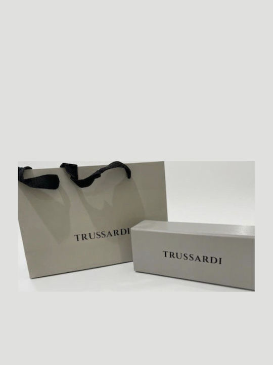 Trussardi Sonnenbrillen Graue mit Horn umrandetem Rahmen Trussardi Sonnenbrillen Graue mit Horn umrandetem Rahmen