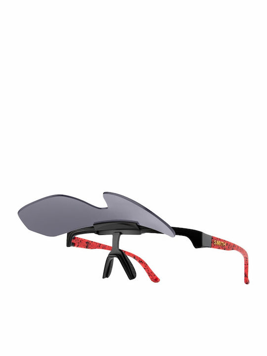 Smith Unisex Γυαλιά Ηλίου με Μωβ Σκελετό και Μωβ Polarized Καθρέφτη Φακό