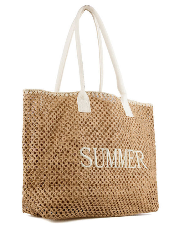 Silia D Korbweide Strandtasche Beige
