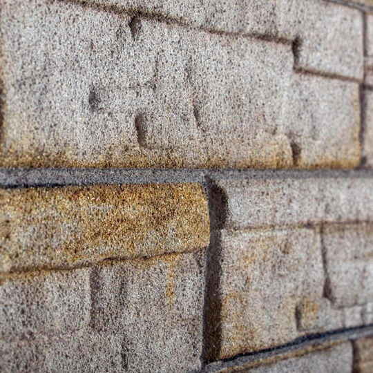 3D Стенен Панел От Стиропор С Лепило Сив 100x50x2см