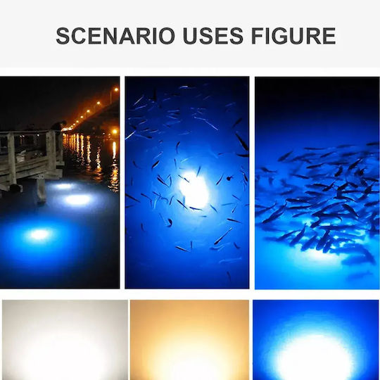 Led Professional Underwater Fishing Lamp 12/24v Blue 60 Super Led 18000lm Ipx8 – Super Fish Lamp Tc-554
