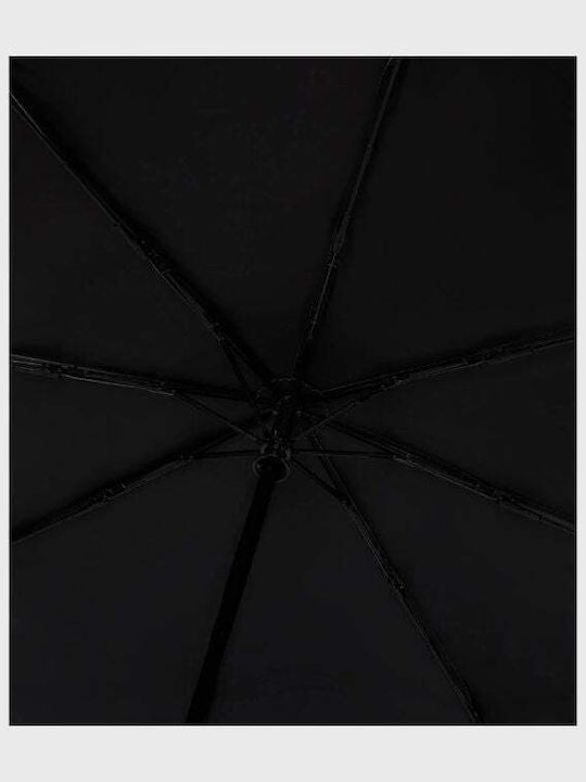 Karl Lagerfeld Kids Curved Handle Auto-Open Black Umbrella
