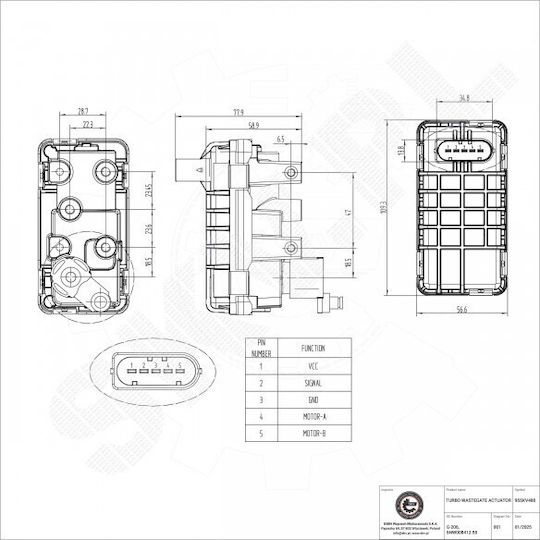 Клапан на турбината BMW 5 X3 762965