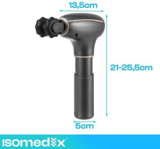 Isomedix Massage Gun for Neck, Head, Back, Legs, Body & Hands with Vibration and Heating Function