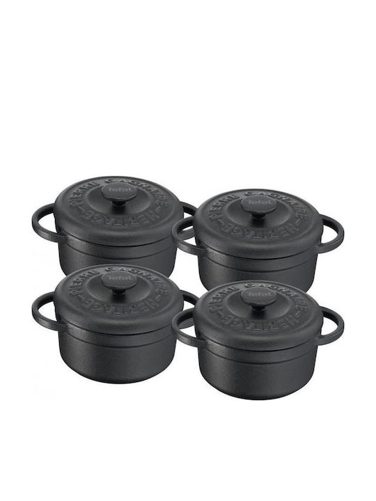 Tefal Pierre Gagnaire Heritage Σετ Κατσαρόλες από Μαντέμι 4τμχ