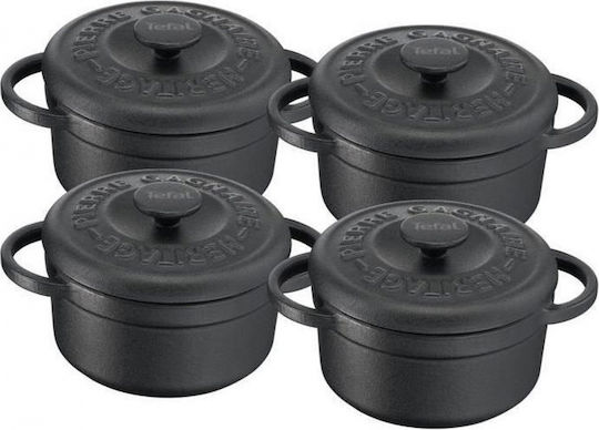 Tefal Pierre Gagnaire Heritage Σετ Κατσαρόλες από Μαντέμι 4τμχ