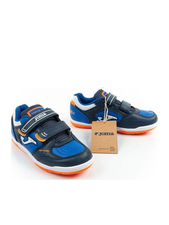Top Flex Jr IN Kids Indoor Soccer Cleats Blue