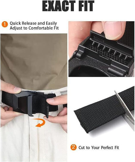 Hyperblack Curea Bărbătească De Tip Militar Molle Rezistentă Nylon Tactical K901 Maro Deschis